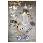 فرش کودک کالسکه نوزاد