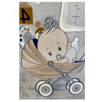 فرش کودک کالسکه نوزاد