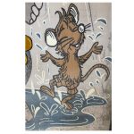 فرش کودک طرح فیل و موش