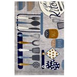 فرش کودک طرح وسایل آشپزخانه