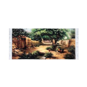 تابلو فرش کلاریس طرح کوچه باغ