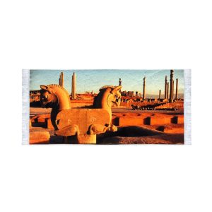 تابلو فرش کلاریس طرح تخت جمشید