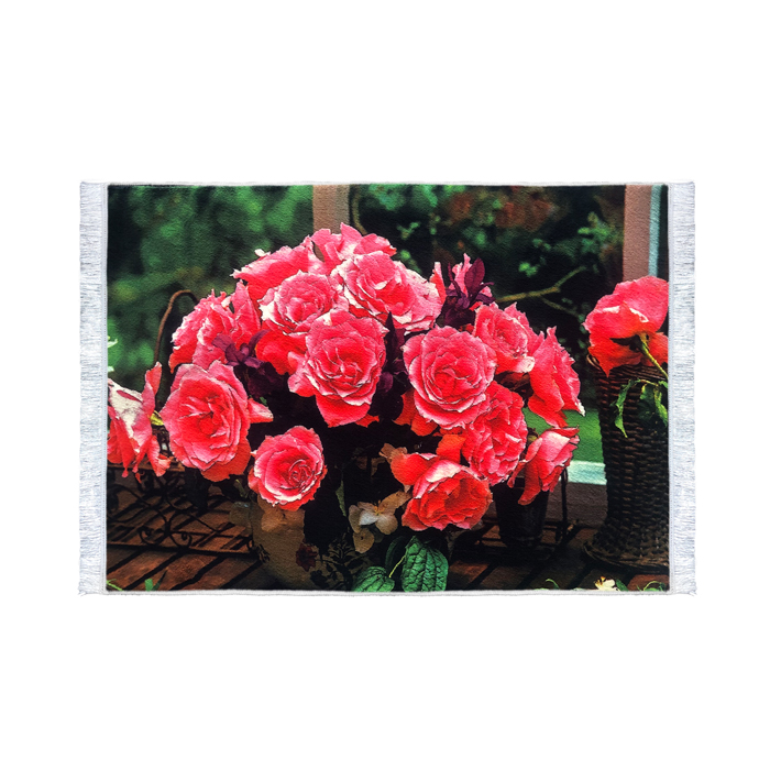 تابلو فرش کلاریس طرح گل تابلو فرش کلاریس طرح گل