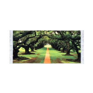 تابلو فرش کلاریس طرح جاده جنگلی