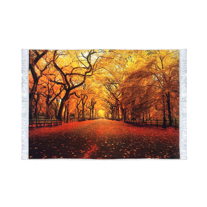 تابلو فرش کلاریس طرح خیابان پاییزی تابلو فرش کلاریس طرح خیابان پاییزی