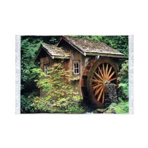 تابلو فرش کلاریس طرح خانه آسیابی