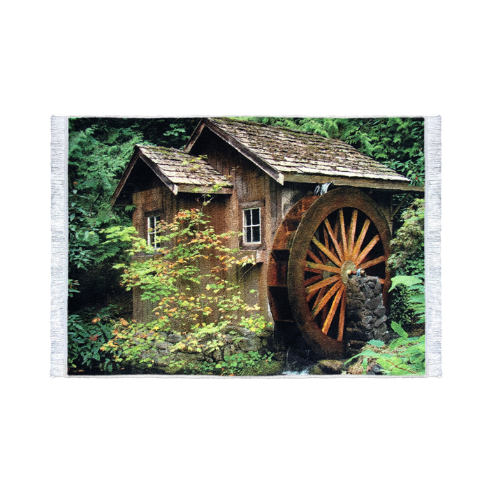 تابلو فرش کلاریس طرح خانه آسیابی تابلو فرش کلاریس طرح خانه آسیابی