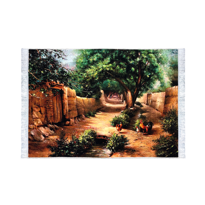 تابلو فرش کلاریس طرح کوچه باغ تابلو فرش کلاریس طرح کوچه باغ