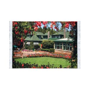 تابلو فرش کلاریس طرح خانه ویلایی