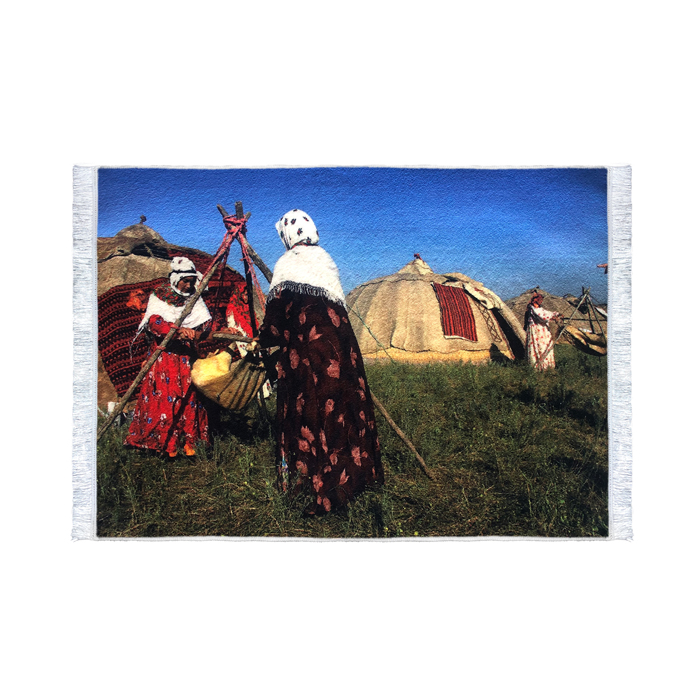 تابلو فرش کلاریس طرح عشایر تابلو فرش کلاریس طرح عشایر