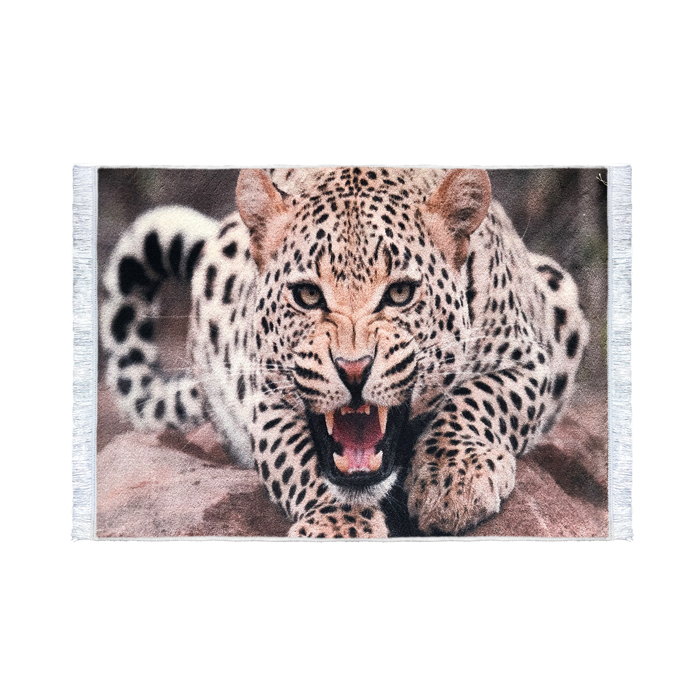 تابلو فرش کلاریس طرح ببر وحشی تابلو فرش کلاریس طرح ببر وحشی