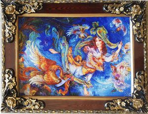 تابلو فرش مینیاتوری