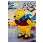 فرش ماشینی کودک طرح خرس وینی پو - تصویر 2