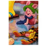 فرش ماشینی کودک طرح خرس وینی پو - تصویر 3