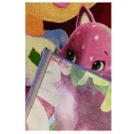 فرش ماشینی کودک طرح دو قلو کد 3 - تصویر 4