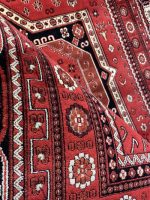 فرش ماشینی ترکمن 500 شانه طرح بلوچ کد B320 - تصویر 2