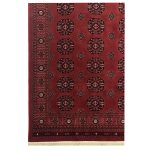 فرش ماشینی ترکمن 500 شانه طرح بلوچ کد B317 - تصویر 2