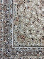 فرش ماشینی 1500 شانه طرح افشان نسکافه ایی - تصویر 2