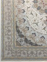 فرش ماشینی 1500 شانه طرح نائین کرم - تصویر 4