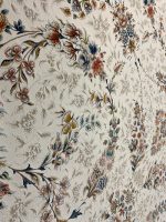 فرش ماشینی 1500 شانه طرح افشان کرم - تصویر 4