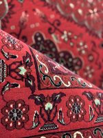 فرش ماشینی ترکمن 500 شانه طرح بلوچ کد B311 - تصویر 2