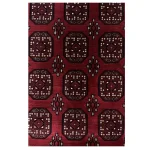 فرش ماشینی ترکمن 500 شانه طرح بلوچ کد B319 - تصویر 4