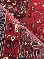 فرش ماشینی ترکمن 500 شانه طرح بلوچ کدB312 - تصویر 3