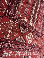 فرش ماشینی ترکمن 500 شانه طرح بلوچ کد B313 - تصویر 3