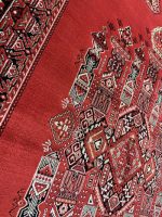 فرش ماشینی ترکمن 500 شانه طرح بلوچ کد B314 - تصویر 2