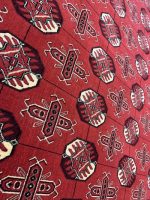 فرش ماشینی ترکمن 500 شانه طرح بلوچ کد B315 - تصویر 2