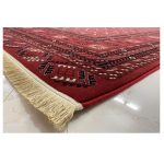 فرش ماشینی ترکمن 500 شانه طرح بلوچ کد B315 - تصویر 6