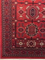 فرش ماشینی ترکمن 500 شانه طرح بلوچ کد B316 - تصویر 4