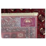 فرش ماشینی ترکمن 500 شانه طرح بلوچ کد B315 - تصویر 7