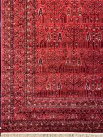 فرش ماشینی ترکمن 500 شانه طرح بلوچ کد B318 - تصویر 4