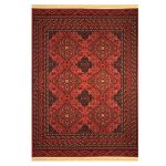 فرش ماشینی ترکمن 500 شانه طرح بلوچ کد B311