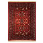 فرش ماشینی ترکمن 500 شانه طرح بلوچ کد B316