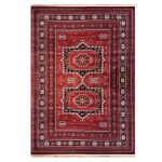 فرش ماشینی ترکمن 500 شانه طرح بلوچ کد B320