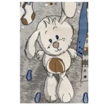 فرش کودک طرح خرگوش با بندرخت کد SB917 - تصویر 2