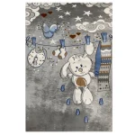 فرش کودک طرح خرگوش با بندرخت