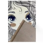 فرش کودک طرح دخترموفرفری کد SB941 - تصویر 4