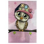 فرش کودک اختصاصی جغد دکوفان صورتی - تصویر 5