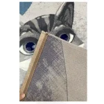 فرش کودک طرح گربه و ماه کد SB942 - تصویر 3