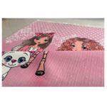 فرش کودک اختصاصی دختر موفرفری صورتی - تصویر 6