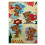 فرش کودک اختصاصی طرح خرس تدی