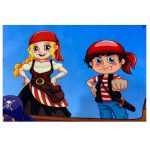 فرش کودک اختصاصی طرح دزد دریایی - تصویر 7