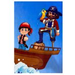 فرش کودک اختصاصی طرح دزد دریایی - تصویر 8