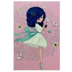 فرش کودک اختصاصی پری و پروانه صورتی - تصویر 6