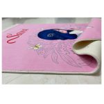فرش کودک اختصاصی پری و پروانه صورتی - تصویر 2