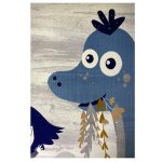 فرش کودک طرح دایناسور و دختر کد SB944 - تصویر 4