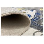 فرش کودک دختر با سگ سفید کدSB946 - تصویر 4